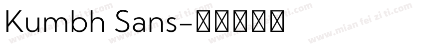 Kumbh Sans字体转换